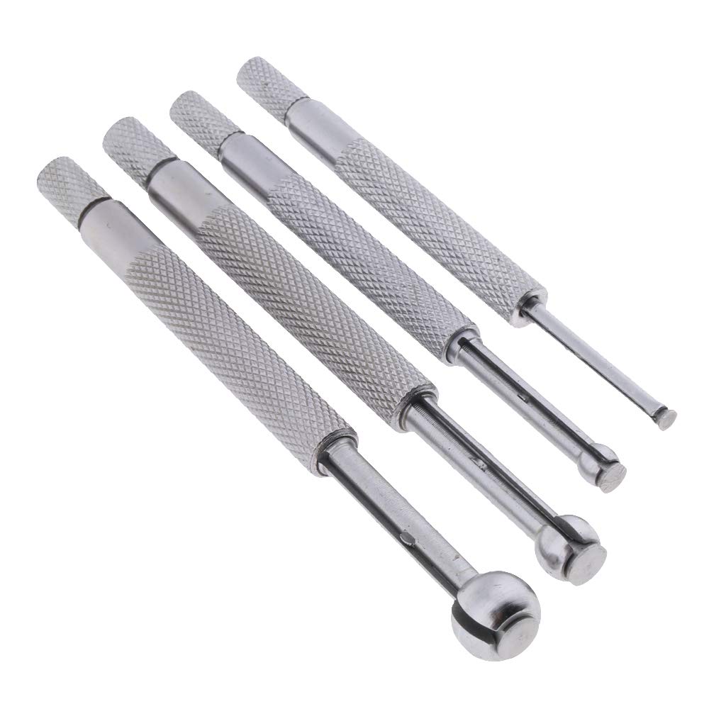 4 Pieces Ball Type Telescopic Bore Gage Small Hole Gauge 313mm, Easy