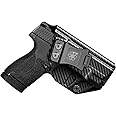Amberide IWB KYDEX Holster Fit: Smith & Wesson M&P Shield Plus / M2.0 / M1.0-9mm/.40 S&W - 3.1" Barrel Pistol | Inside Waistband | Adjustable Cant | US KYDEX Made
