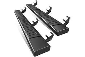 PZ 6" Running Boards for 2015-2026 Ford F-150 SuperCrew Cab 4-Doors 2017-2026 Ford F250 F350 Super Duty Crew Cab Black Aluminum Alloy Side Steps Nerf Bars
