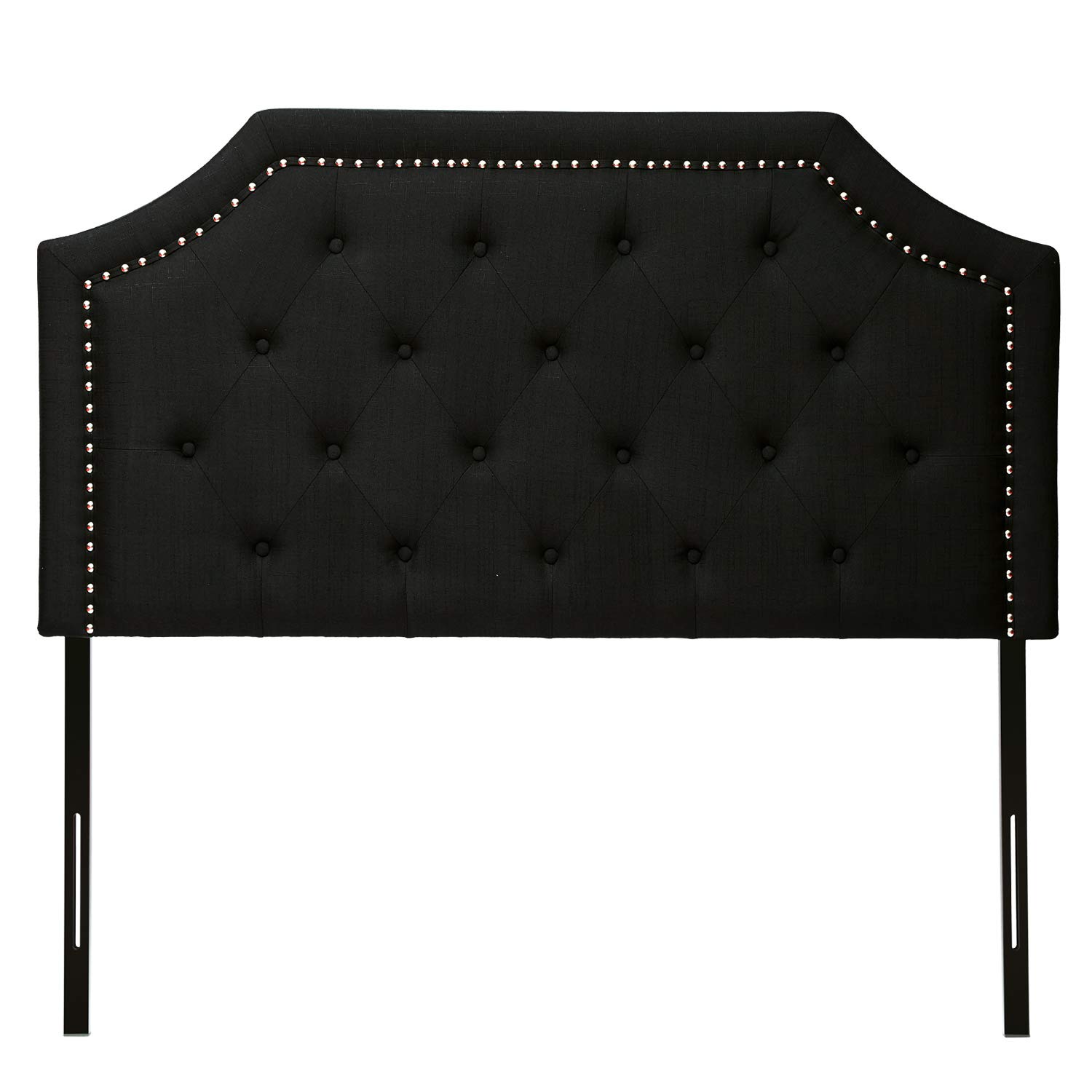 Best curved fabric upholstered headboard queen