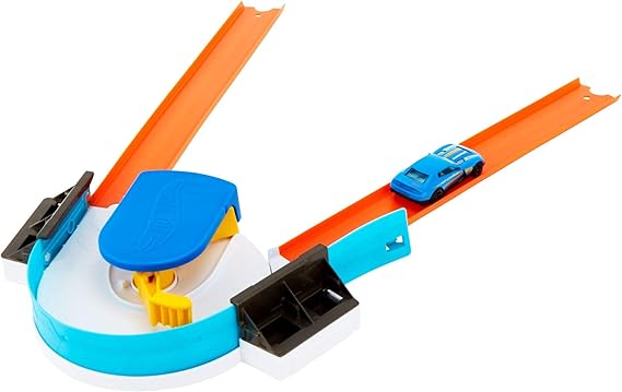hot wheels track builder curve accessory