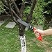 FLORA GUARD Heavy Duty Pruning Saw Comfort Handle with Saw Blade Enclosure - Japanese Style Hand Saw - Perfect for Trimming Trees, Plants, Shrubs, Wood, and More