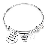 RQIER Stainless Steel Aunt Bracelet Best Aunt Ever
