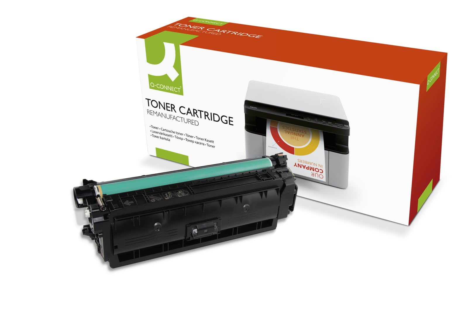 Q-Connect Compatible Toner for HP 508A Toner, Black CF360A