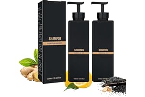 Aiwejay 2PCS Spartan Shampoo,Root Activator Shampoo,Hair Growth Root Activating,Nourishing Long Lasting Hair Care For Darker & Thicker