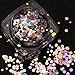 Hot Nail Art! AMA(TM) 12 Boxes Mixed Mini Round Thin Nail Art Glitter Paillette Shinning Nail Mirror Powder Nail Tip Bottle Gel Polish Decoration Makeup Art DIY Chrome Pigment (Multicolor)