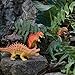 Dinosaur Toys,Plastic Dinos Figures Play Set with Carrying Case,5-7 Inch, Pack of 12