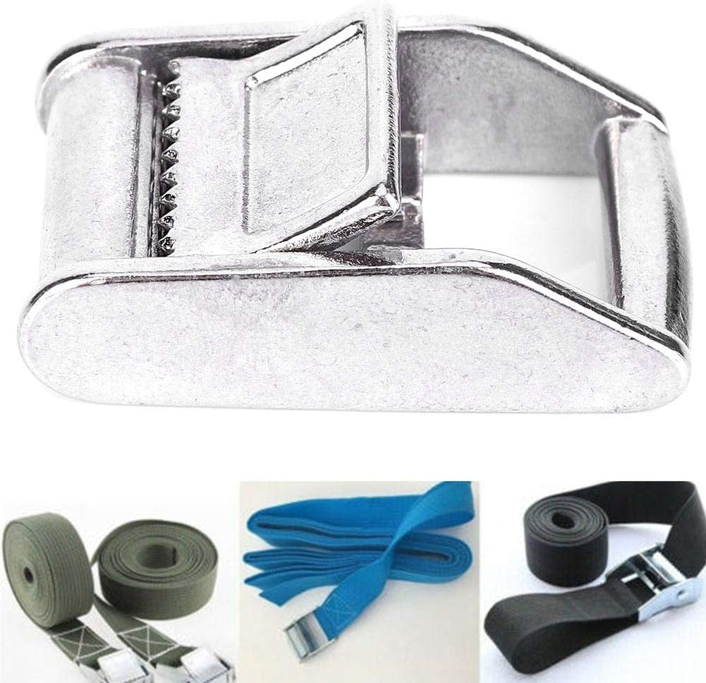 Cam Buckle Stainless Steel Marine Boat Belt Cam buckle Plate for Strap Within 2.5cm Fixing Cam Buckle, silver - Image 3