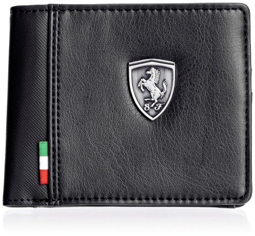 Puma Ferrari LS Bi-Fold Wallet in Black 07224701