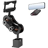 Radar Detector Mount Rearview Mirror Bracket,Car Truck Mirror Radar Mount Bracket,Aluminum Rearview Mirror Rod Mount (for Esc