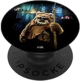 Star Wars Ewok Wicket Village Night Time Scenery PopSockets Adhesive PopGrip