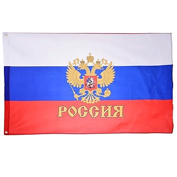 Ddg Edmms Russische Flagge 1 Stuck 90 X 150 Cm Flagge Zum Aufhangen Fur Events Und Aktivitaten