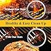 Smaid - Grill Mat Set of 4 - Non-Stick Mats for Outdoor Grill-Easy to Clean-Works on Gas,Charcoal and Electric-15.75 x 13 Inch, Black