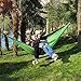 SONGMICS Ultra-Lightweight Portable Hammock Hold up to 660LB Single Double Parachute Nylon Camping Hammock Swing Bed 118