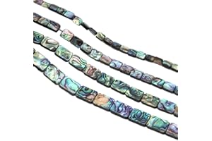 Natural Zealand Abalone Beads Rectangle Spacer Bead for Jewelry Making Women Bracelet Necklace Accessories Nice Processed