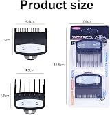 JOYVOX 2 Pcs Clipper Guards for Wahl Clippers 0.5 and 1.5 Sizes view 5