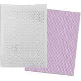 ALIBBON Dots Plastic Embossing Folders for Card Making, Dot Background Embossing Folders for DIY Scrapbooking, Dots Pattern Template Folders for Paper Craft Photo Album Decorations