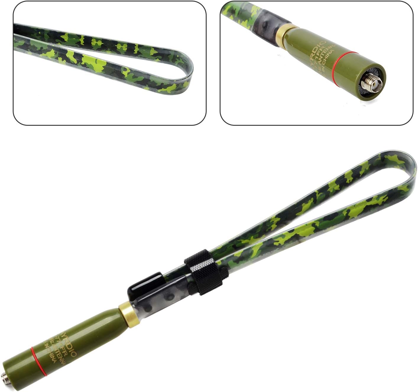 TWAYRDIO 144/430MHz Dual Band VHF UHF Foldable Tactical Antenna 2Meter 70cm SMA Female Two Way Radios Antennas 15.3inch for BaoFeng BF-F8HP UV-5R DM-5R UV-82 BF-888S Kenwood QUANSHENG WOUXUN Ham Radio: GPS & Navigation