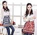 Hyzrz Waist Apron with 2 Pockets Restaurant Waitress Apron Server Aprons for Girl Woman Half Apron, Blue