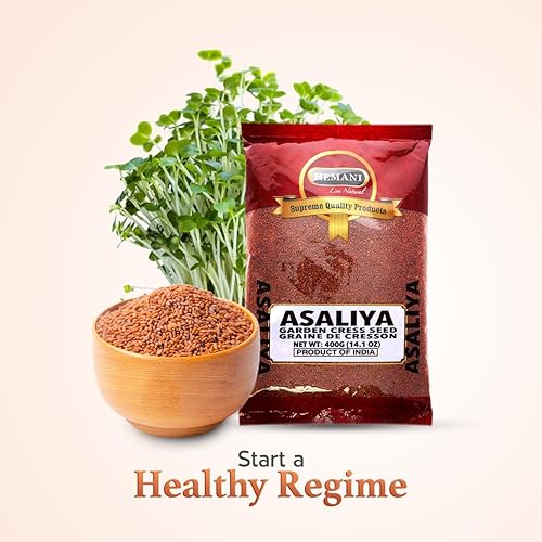 Hemani 100% Pure Garden Cress Seeds - Lepidium sativum - Halim Aliv -  Rashad Seed - 200g (7oz) - Cress Sprouting & Microgreens Seeds in Saudi  Arabia | Whizz Herbs