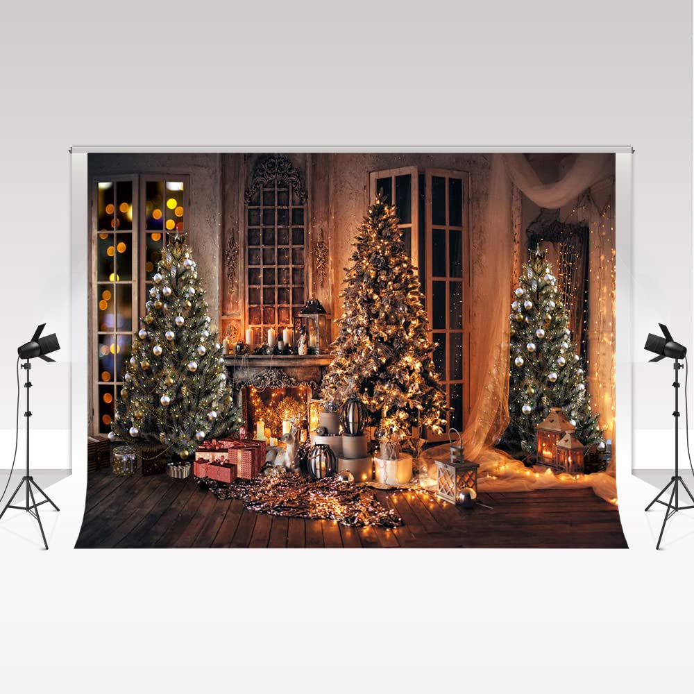 Kate Christmas Backdrop Photography 3x2m/10x6.5ft Christmas Family photo shooting Studio Photographic Background Retro Luxury Xmas Decoration Accessories Party Decoration Baby Photo Shooting Backdrop
