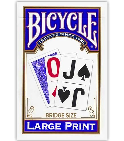 Bicycle Bridge Playing Cards – Packung Mit 12 Spielen, 6 Rot & 6 Blau