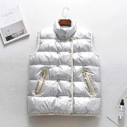 doudoune sans manche brillante