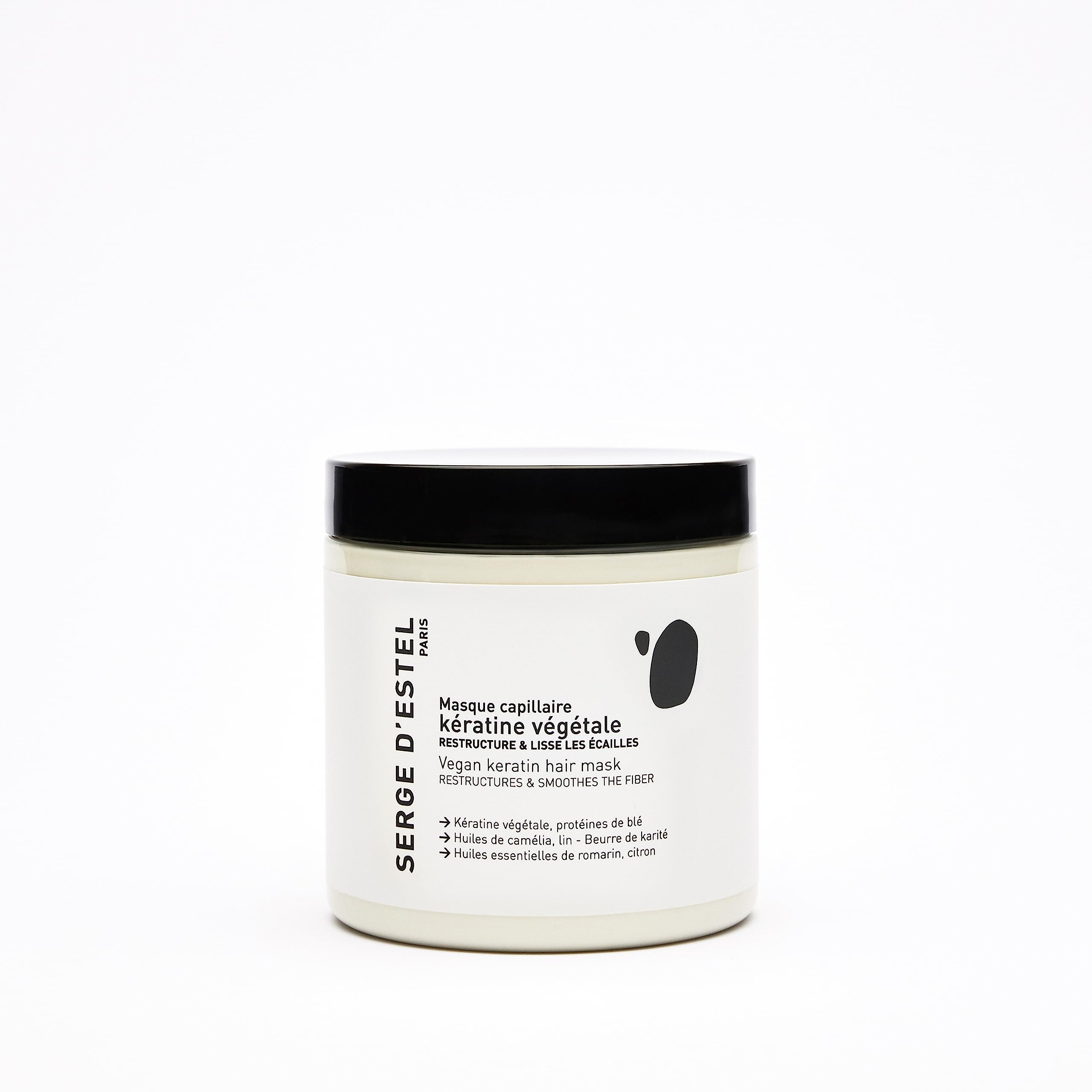 SERGE D'ESTEL PARIS Keratin Hair Mask 250G Extend Your Brazilian Smoothing Protect And Repair Your Hair Fiber Keratin Mask 100% Vegan