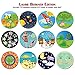 KidSwitch Lightswitch Extension for Toddlers - Laurie Berkner Edition - 3 Count - Includes 12 Themed Art Decals - Multi-Award Winning!