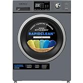 CONTOURE 24 in Stackable Front-Load Washer 2.7 cu ft, 1400 RPM, Titanium | 16 wash cycles and 5 temperature settings, LED touch controls, stainless steel drum, high-efficiency, model WH-2700T