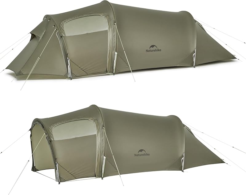 Naturehike Opalus UL 2/3 Tunnel Tent 4 Season Lightweight with Vestibule