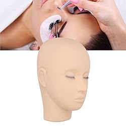 Lash Mannequin Head, 3 Layers Silicone Eyelash
