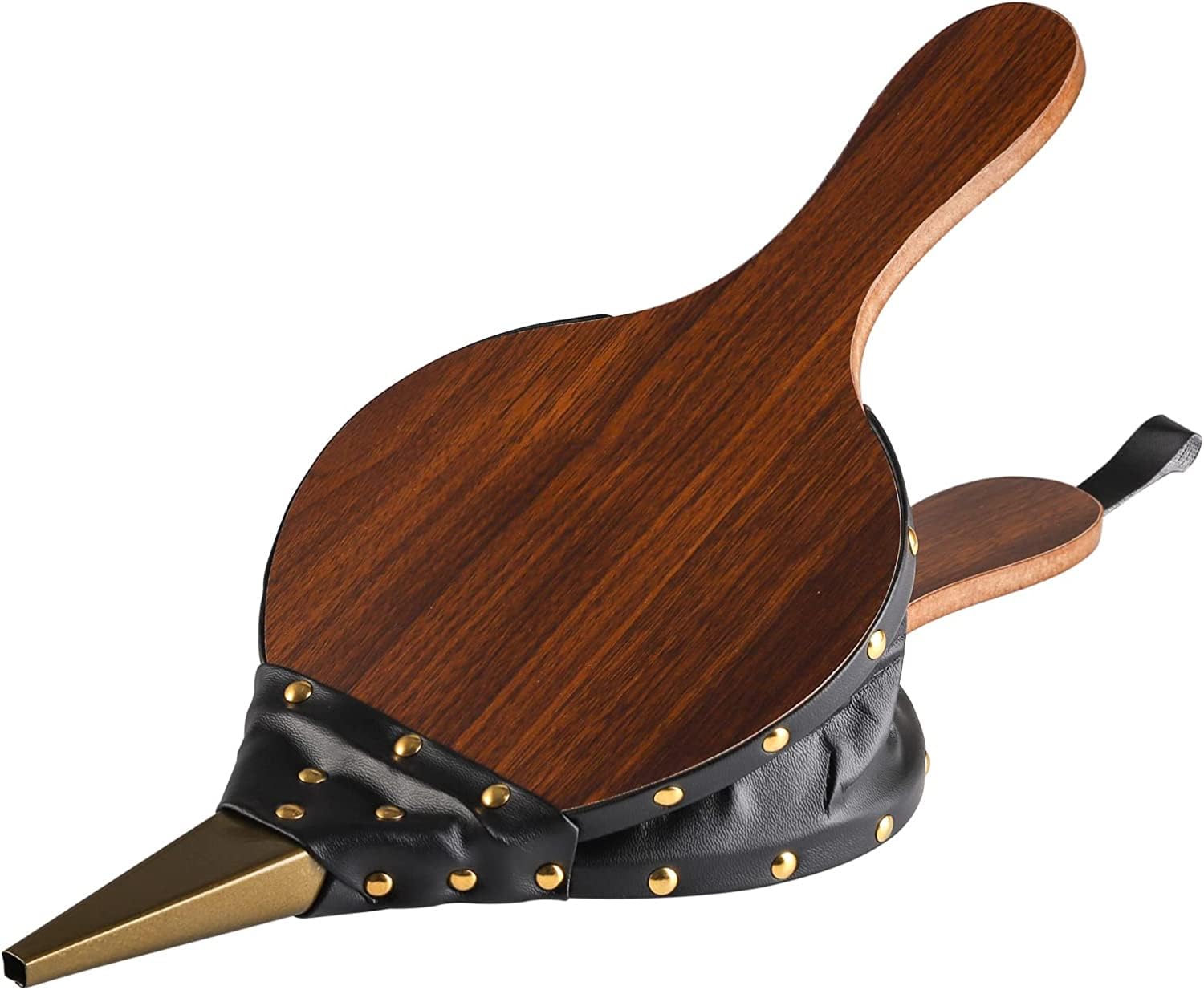 Tebery 17" x 7.5" Wooden Bellows, Lighter Fireplace Blower, Brown