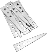KINGLAKE 12 Pcs Hammer In Vine Eyes 80mm 3 Holes Hardened Iron Garden Plant view 3