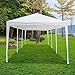 VINGLI 10’x 30’ Outdoor Canopy Tent w/ 5pcs Removable Sidewalls,Upgraded Thicker Tube Top Frame,Waterproof Sun Shade UV Protection Perfect for Party Wedding Catering Gazebo Garden Beach Camping Patio