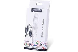 Yoyo Strings Glow in The Dark White - MAGICYOYO 100% Polyester Professional Luminous Yo yo Strings for Responsive Unresponsiv