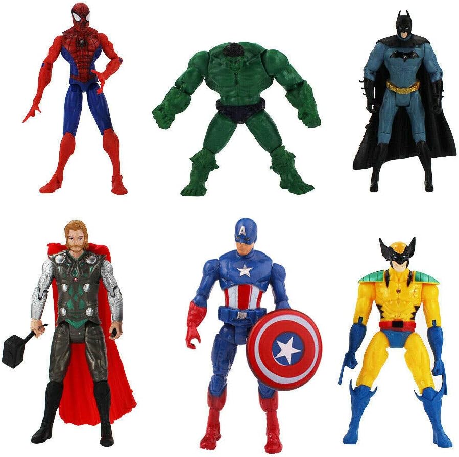 muñecos cabezones avengers