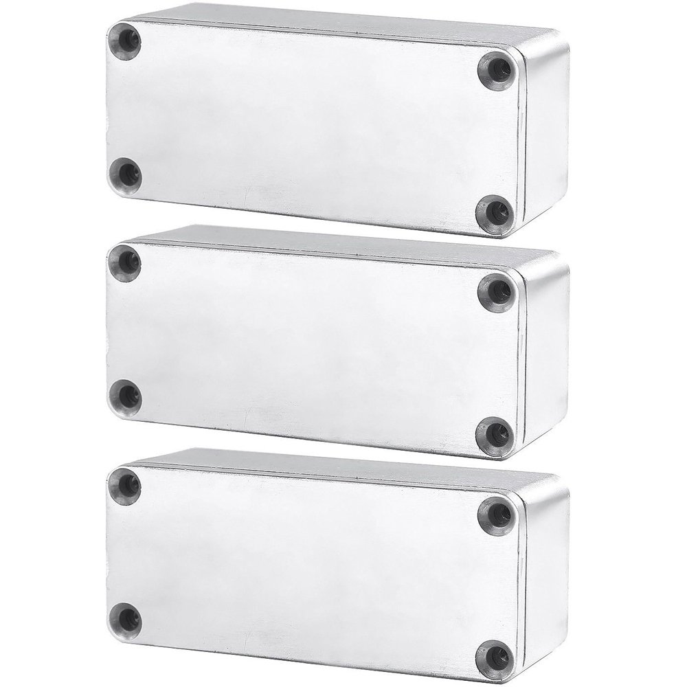 Mintice 3 X Pro 1590A Style 92x38x31mm Aluminum Metal Stomp Box Case Enclosure Guitar Effect Pedal