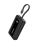Anker Portable Charger, 10,000mAh 30W Power Bank, USB-C in and Out Fast Charging Battery Pack, Travel Essential Phone Power Bank, for iPhone 17/16, Galaxy and More (Black, 10000.00, Milliamp Hours)