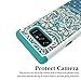 Note 8 Case, Galaxy Note 8 Case, MagicSky [Shock Absorption] Studded Rhinestone Bling Hybrid Dual Layer Armor Defender Protective Case Cover for Samsung Galaxy Note 8 (Flower1)