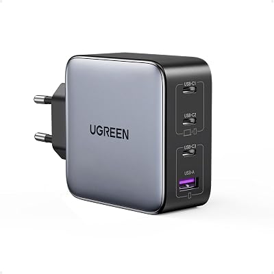 Nexode 100W Chargeur USB C Rapide 4 Ports GaN Tech Prise USB C