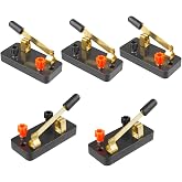 Tatoko 5PCS Educational Physics Lab Switch - Single Pole Single Throw (SPST) Knife Switch