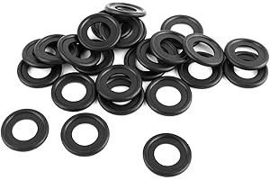 25PCS M12 Rubber Crush Washers Oil Drain Plug Gasket,Crush-Resistant Crush Washer for Replacement Oil Drain Plug and Protecti
