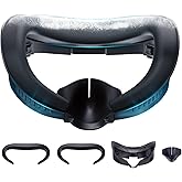 DESTEK Cooling Face Pad Facial Interface Compatible with Meta/Oculus Quest 3, Includes Two Replacement Ice Silk and Cool Ice