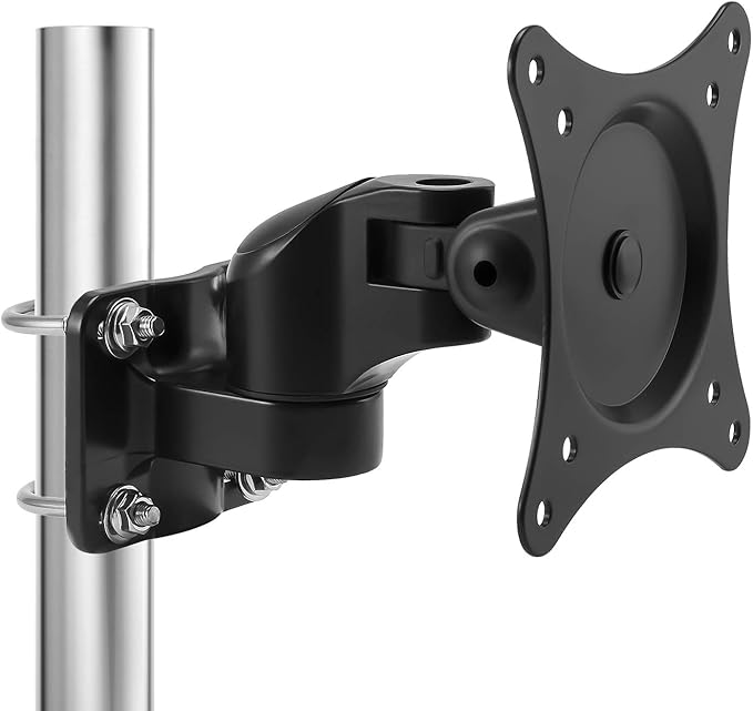 Loutytuo Universal Monitor Pole Mount Bracket Without Punching Fully