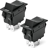 VAINELY 2Pcs 1177541 Range Rocker Switch Compatible with Southbend Commercial Range Oven EB/10CCH EB/20PC EH-10CCH EH-20RT ES/10RT ES/10SC ES/20SC 4-Pin 20A Stove On/Off Switch Replace 1177567