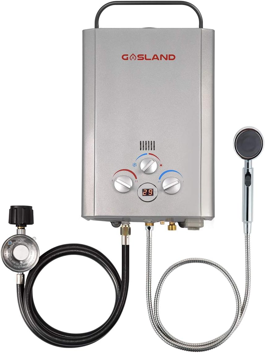 Gasland Tankless Water Heater Gpm Propane Tankless Hot Water Heater  Portable Water Heater, GASLAND