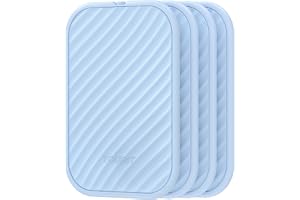 TOURIT 4 Pack Reusable Slim Ice Packs for Lunch Boxes and Coolers | Long Lasting Lunch Box Cooler Ice Packs, BPA-Free Non-Toxic Freezer Packs – for Lunch Bags, Travel, Picnic or Camping