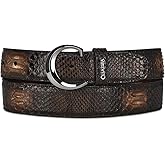 Cuadra Men's Belt with Genuine Python Leather, CS381PH