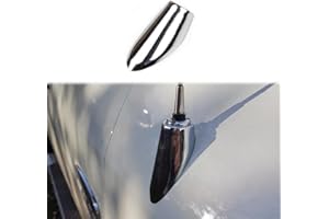 TEAYIR Chrome Antenna Base AM FM Cover Trim Accessories Fit 2009-2018 Dodge RAM 1500 2500 3500